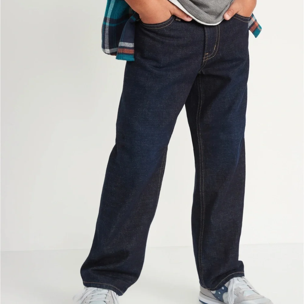 OLD NAVY Non-Stretch Loose-Fit Dark Wash‎ Jeans